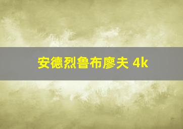 安德烈鲁布廖夫 4k